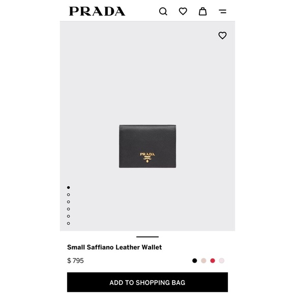 Prada Small Saffiano Leather Wallet - Picture 9 of 9